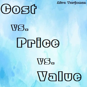 تفاوت cost، price و value